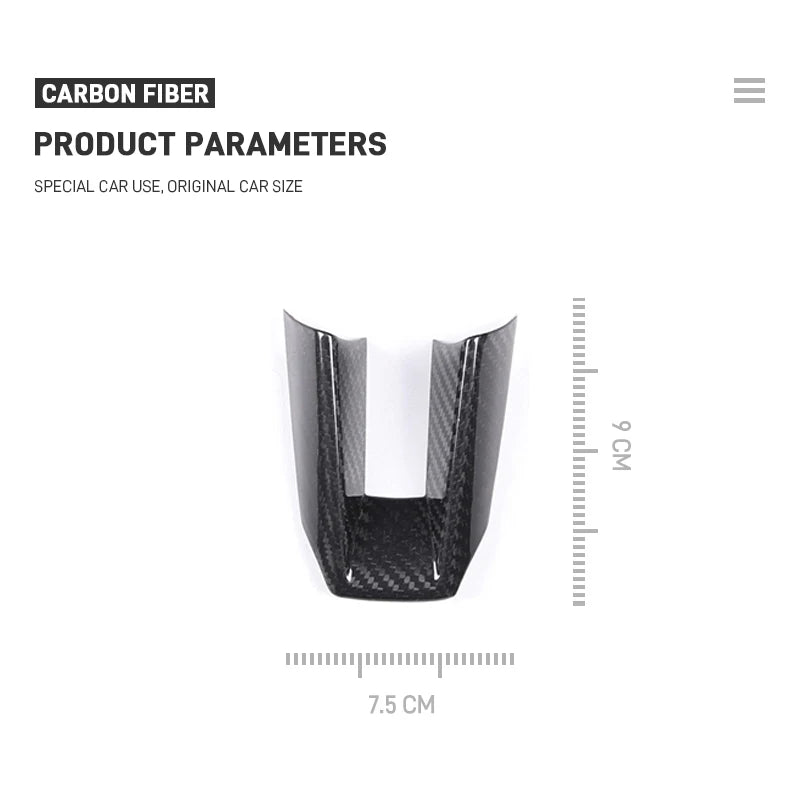 Carbon Fiber Steering Wheel Trim for Porsche 2019-2023 – Car Accessories | MotorWorld Marketplace