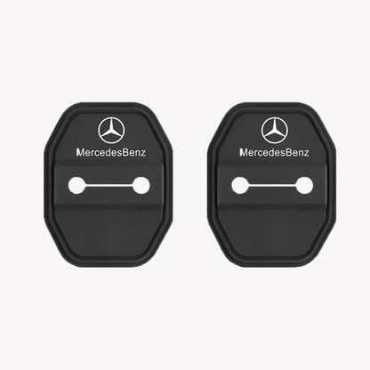 2/4pcs Silicone Door Lock Cover for Mercedes-Benz