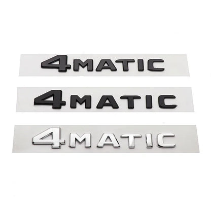 3D ABS 4Matic Trunk Badge for Mercedes-Benz