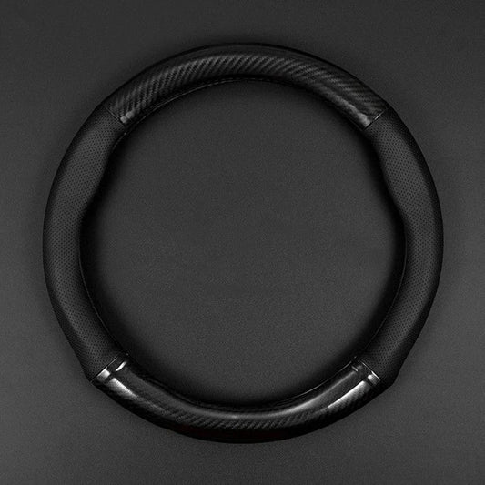 Universal Carbon Fiber Leather Steering Wheel Cover, Anti-Slip – Car Accessories | MotorWorld Marketplace