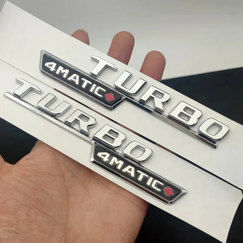ABS Chrome Trunk Emblem for Mercedes A35 A45 AMG W177/W176
