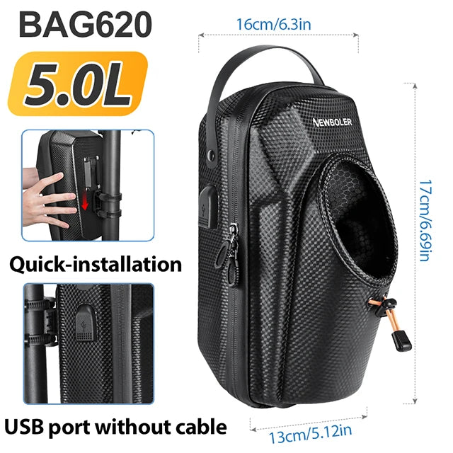 Quick Release 5L EVA Scooter Bag w/ USB, Waterproof, Pro-Grade BAG620 – Car Accessories | MotorWorld Marketplace