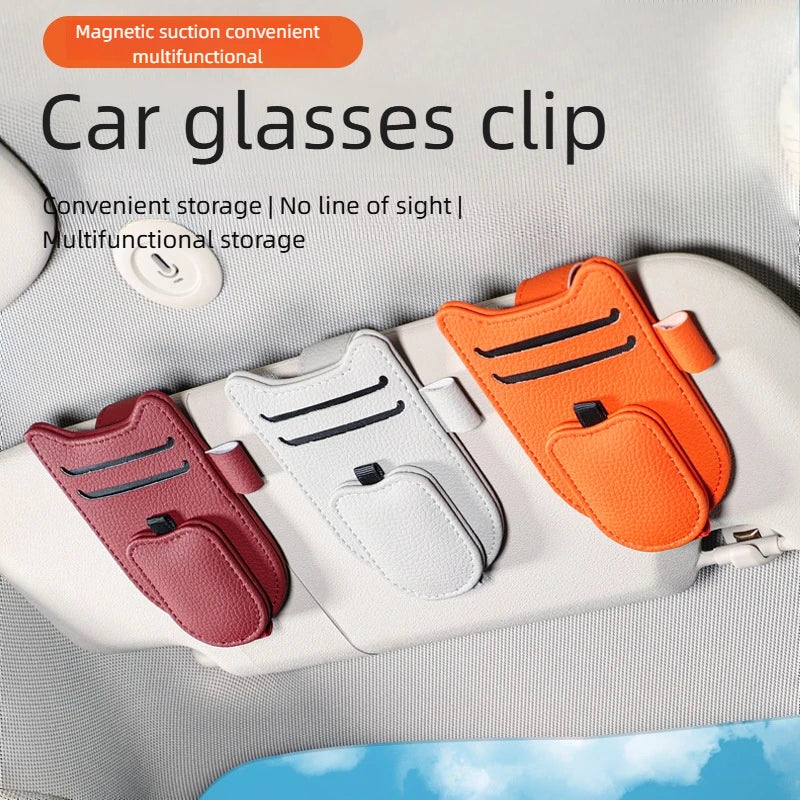 Magnetic Sun Visor Sunglasses Clip – Secure Auto Eyewear Holder – Car Accessories | MotorWorld Marketplace
