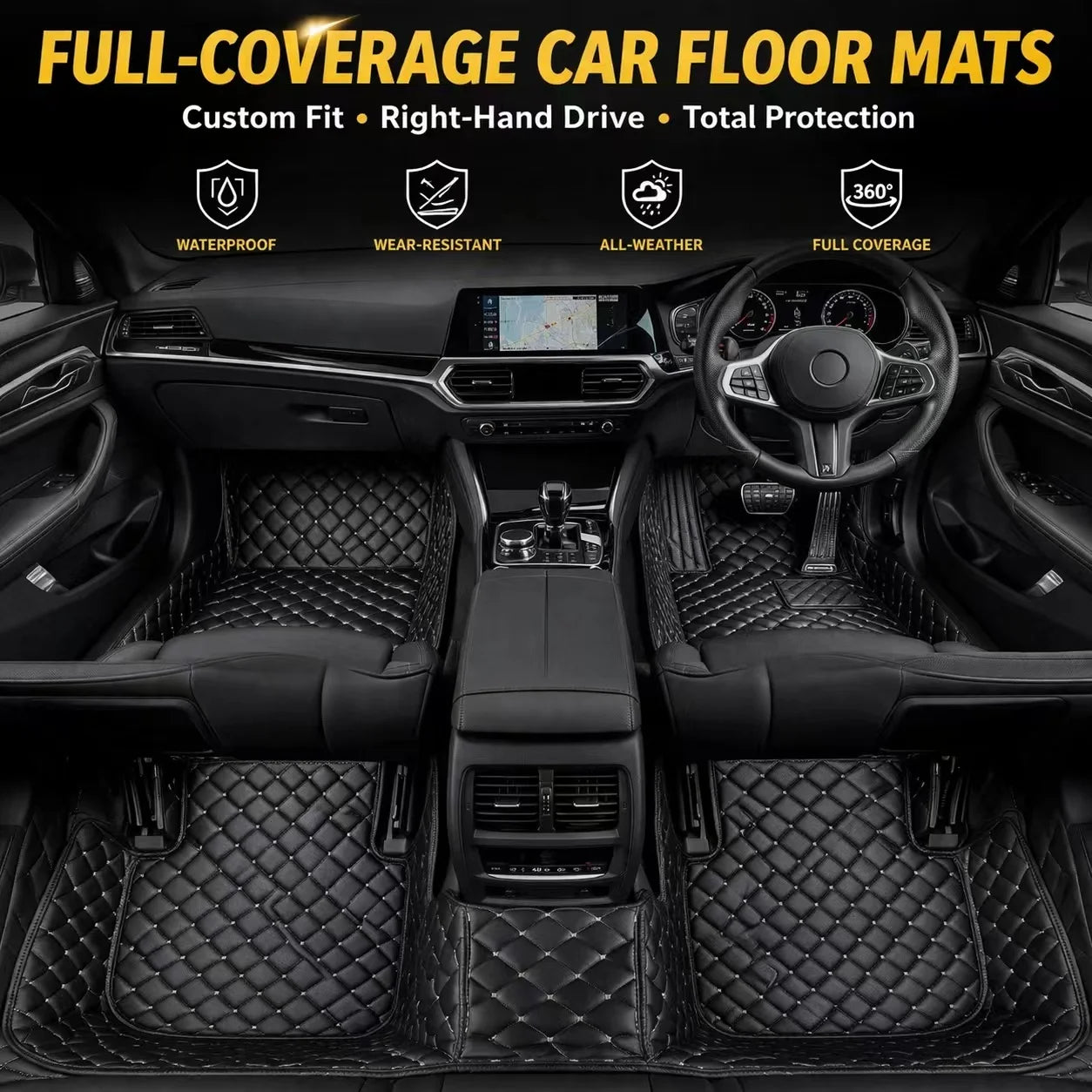 Custom Floor Mats for Ferrari 458 Italia/Spider 2009–2015 – Car Accessories | MotorWorld Marketplace