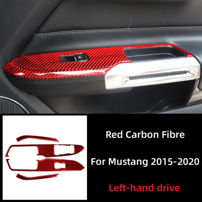 Carbon Fiber Window Switch Trim for Mustang GT 2015-2021