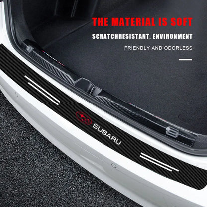 (NOT SOLD TO EUROPE) Carbon Fiber Trunk Bumper Sticker for Subaru Forester/XV – Car Accessories | MotorWorld Marketplace