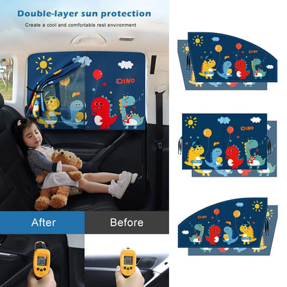 Magnetic 2-Layer Car Window Shade UV Block Mesh Curtain – Car Accessories | MotorWorld Marketplace