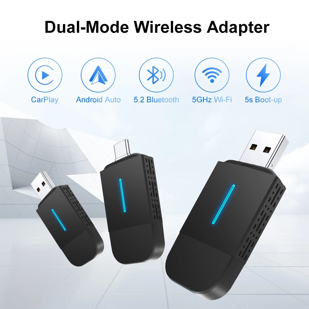 Clé USB Android Auto CarPlay 2 en 1 Type-C pour Chevy/VW
