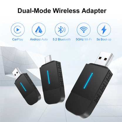 Clé USB Android Auto CarPlay 2 en 1 Type-C pour Chevy/VW