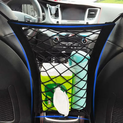 Pet Car Barrier Mesh Net with Auto Storage – Back Seat Guard – Car Accessories | MotorWorld Marketplace