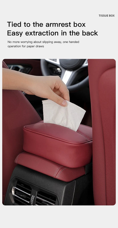 Hyundai Genesis N-LINE Armrest Tissue Box & Sunshade Kit