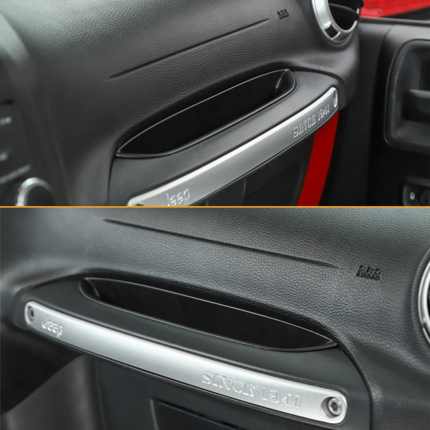 Organizador de almacenamiento interior GrabTray para Jeep Wrangler JK (2011-2017)