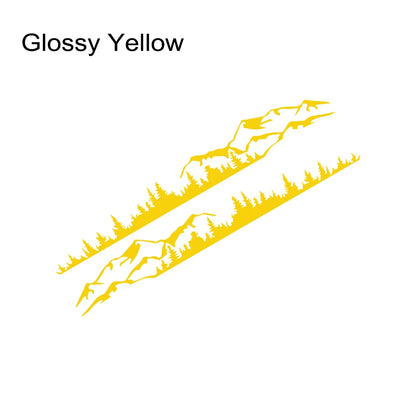 Forest Mountain Vinyl Decal for Ford Bronco TRX4 2021-2023 Glossy Yellow – Car Accessories | MotorWorld Marketplace