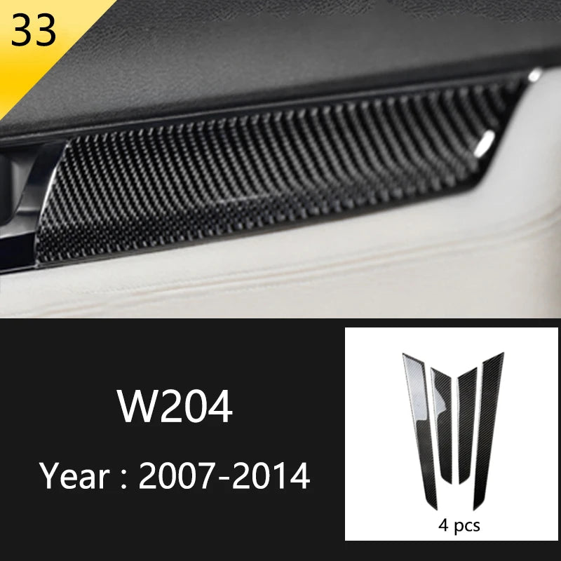 Carbon Fiber Window Trim for Mercedes C-Class W204/C180/C200 Type 33 – Car Accessories | MotorWorld Marketplace
