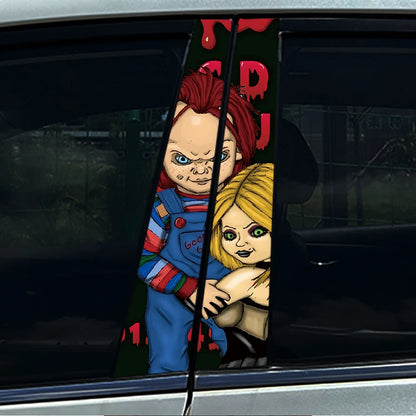 **Halloween Car B Pillar Sticker – Horror Protective Film 1/2pcs** MO 088 – Car Accessories | MotorWorld Marketplace