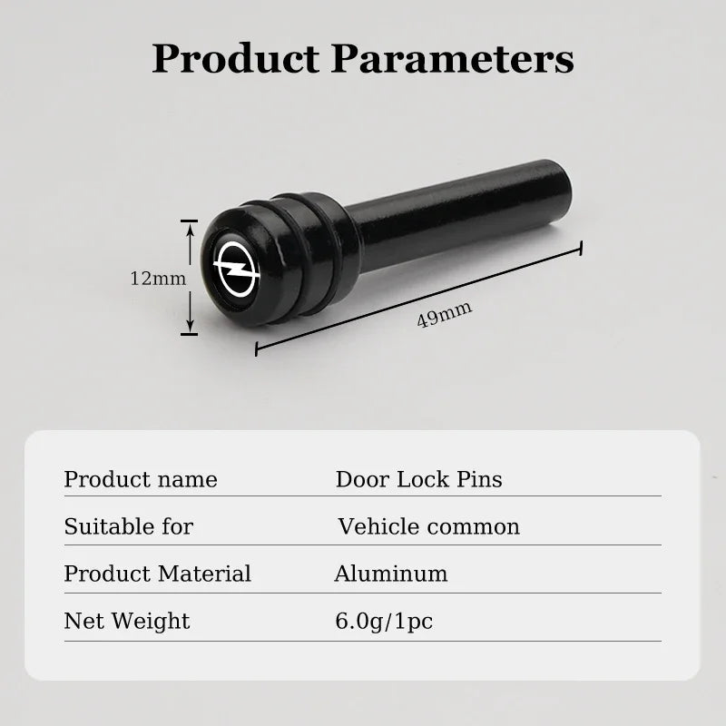 Door Lock Pins Knobs For Opel Corsa Astra Zafira