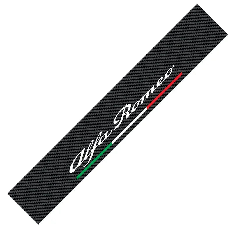 Carbon Fibre Alfa Romeo Windshield Decal - Fits Giulia, Stelvio C-White – Car Accessories | MotorWorld Marketplace