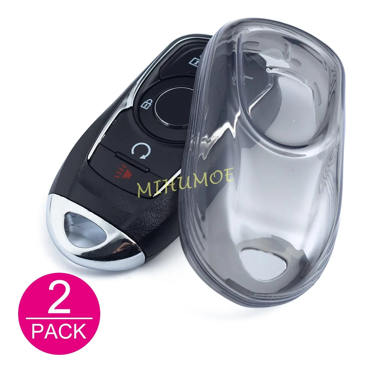 Cache-clé transparent pour Buick Enclave, Encore, GX, noir