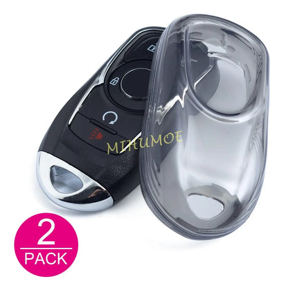Cache-clé transparent pour Buick Enclave, Encore, GX, noir