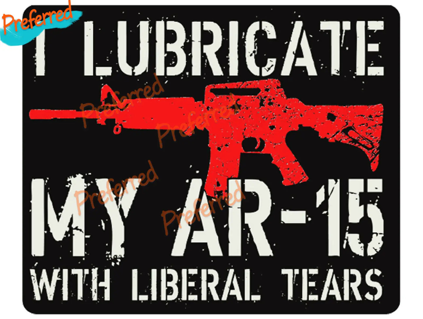 Protected by AR15 Vinyl Decal Sticker – Car/Truck Security USA AR15 02 – Car Accessories | MotorWorld Marketplace