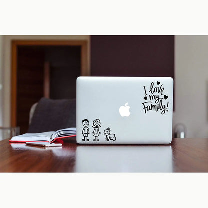 Family Car Vinyl Sticker Decal – Universal Fit, Premium Quality – Car Accessories | MotorWorld Marketplace