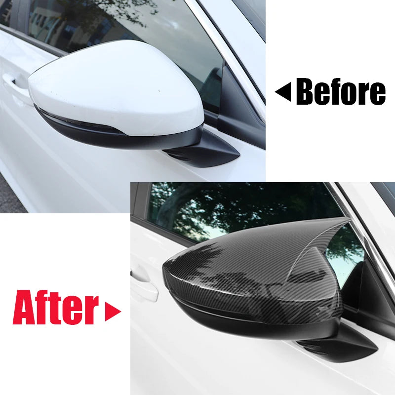 Coques de rétroviseurs en carbone ABS pour Honda Civic 11e génération 2021-2023