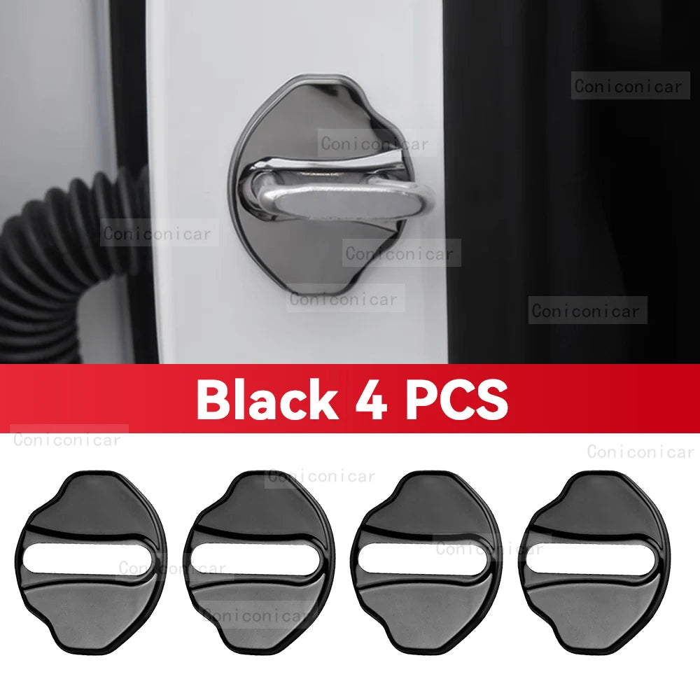 (NOT SOLD TO USA) BMW M3 G80/G81 2021-2023 SS Door Lock Cover Anti-Rust Black 4PCS A – Car Accessories | MotorWorld Marketplace
