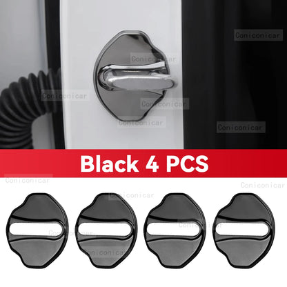 (NOT SOLD TO USA) BMW M3 G80/G81 2021-2023 SS Door Lock Cover Anti-Rust Black 4PCS A – Car Accessories | MotorWorld Marketplace