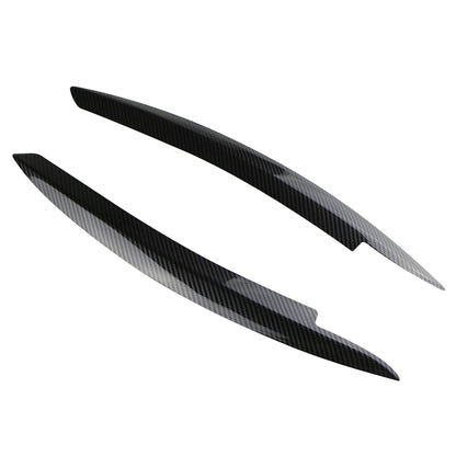 2Pcs Headlight Eyebrow Trim for VW Golf 2008-2013