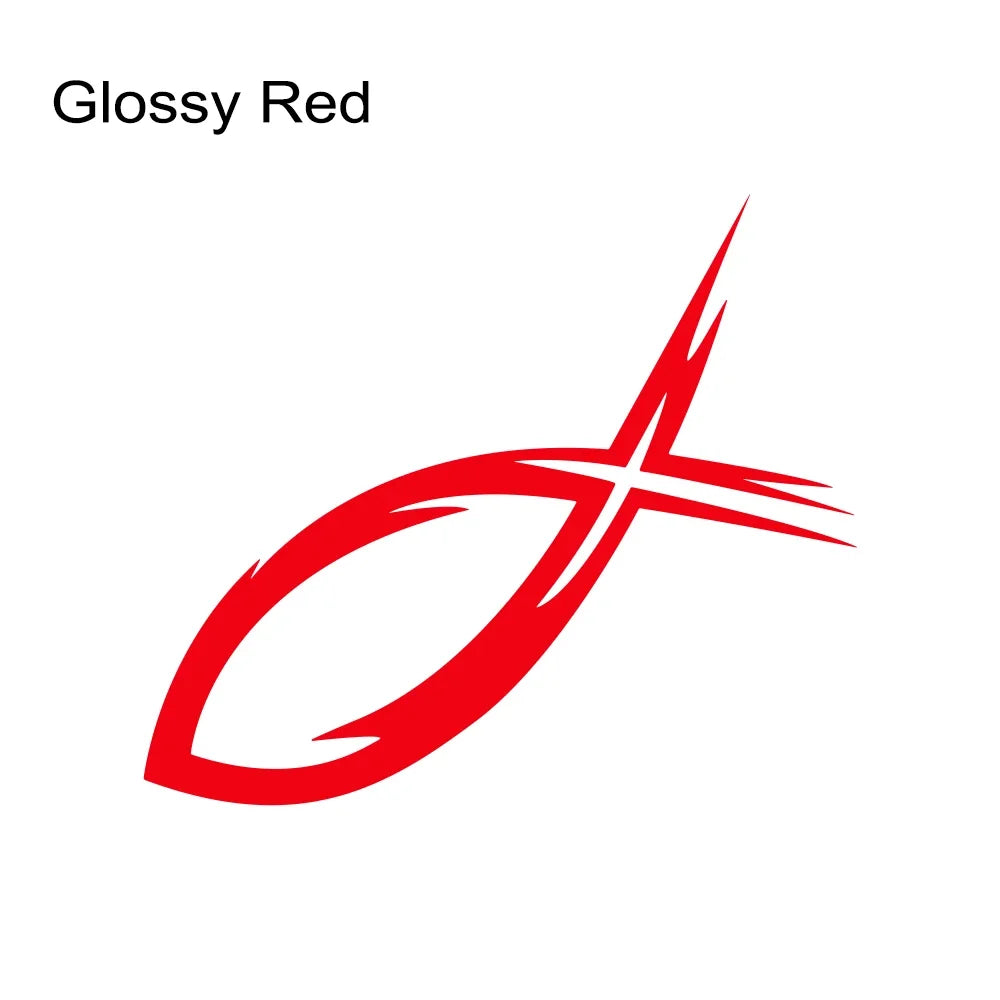 Christian Fish Tribal Vinyl Decal – Pro Auto Accessory