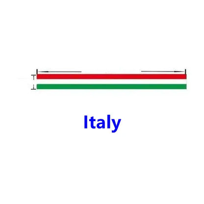 Custom Tricolor National Flag Car Vinyl Decal Sticker
