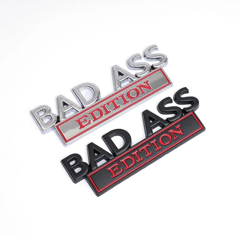 BAD ASS Edition 3D Fender Badge Emblem for Car/Truck/Moto – Car Accessories | MotorWorld Marketplace