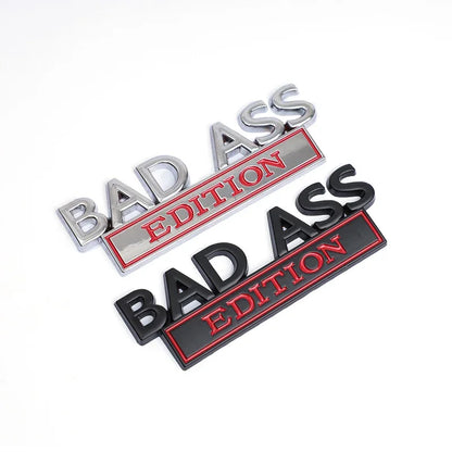 BAD ASS Edition 3D Fender Badge Emblem for Car/Truck/Moto – Car Accessories | MotorWorld Marketplace