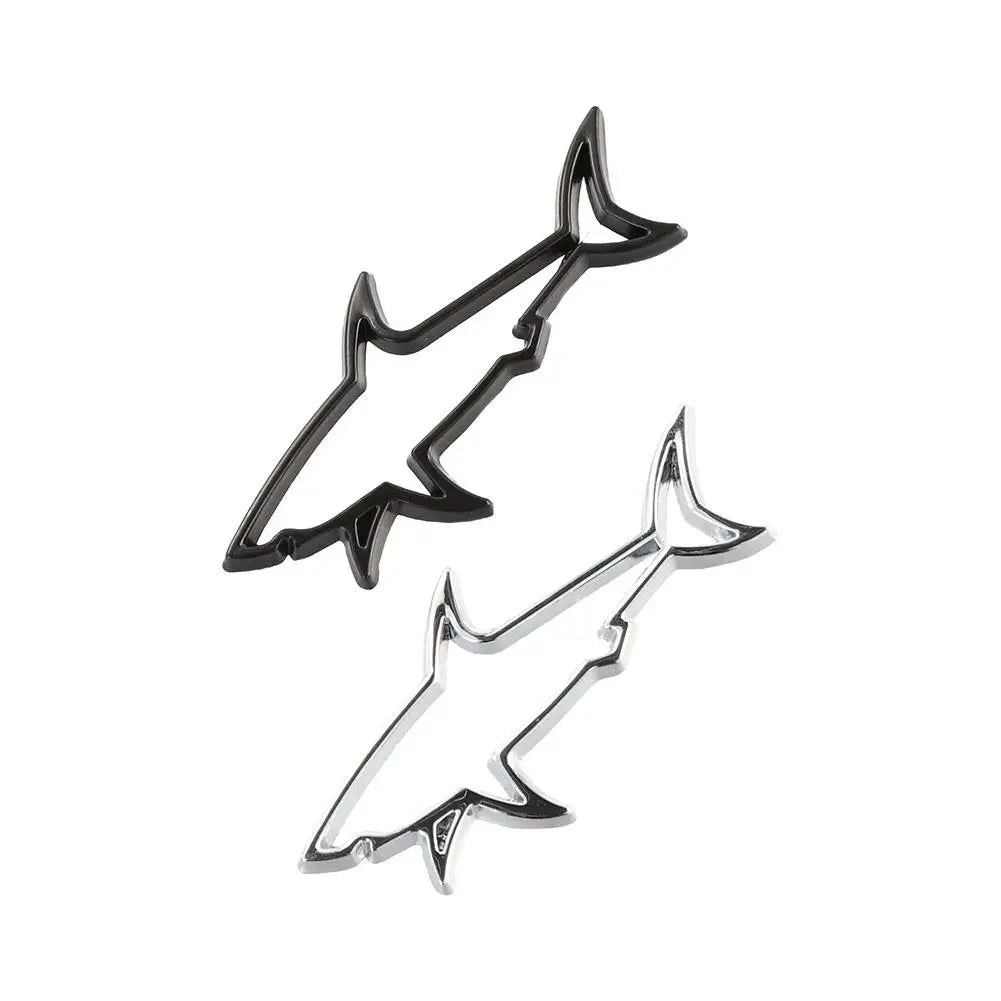 3D Metal Shark Emblem Badge – Premium Car & Bike Styling