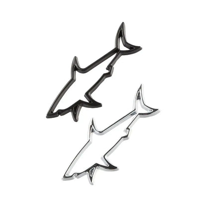 3D Metal Shark Emblem Badge – Premium Car & Bike Styling