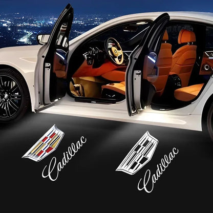 (NOT SOLD TO USA) 2PCS LED Door Logo Lights for Cadillac SRX XT5 XT6 CTS – Car Accessories | MotorWorld Marketplace