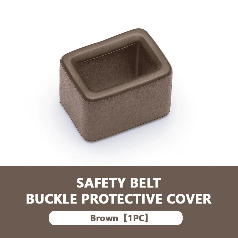 SEAMETAL Seatbelt Guard EVA Buckle Cover—Pro Car Safety Brown China Mainland – Car Accessories | MotorWorld Marketplace
