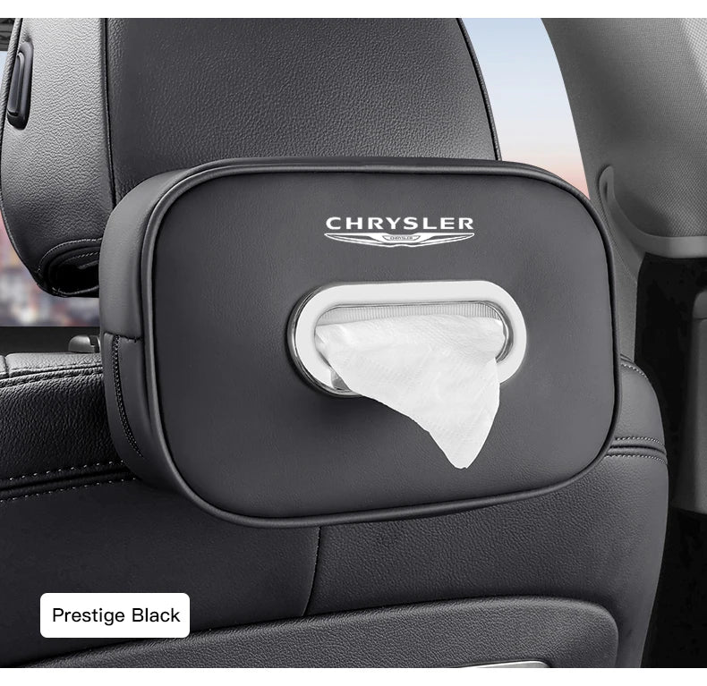 Porte-mouchoirs en cuir de qualité supérieure pour Chrysler 300C/PT/Voyager