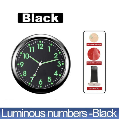 Luminous Quartz Stick-On Car Clock – Pro Auto Accessory