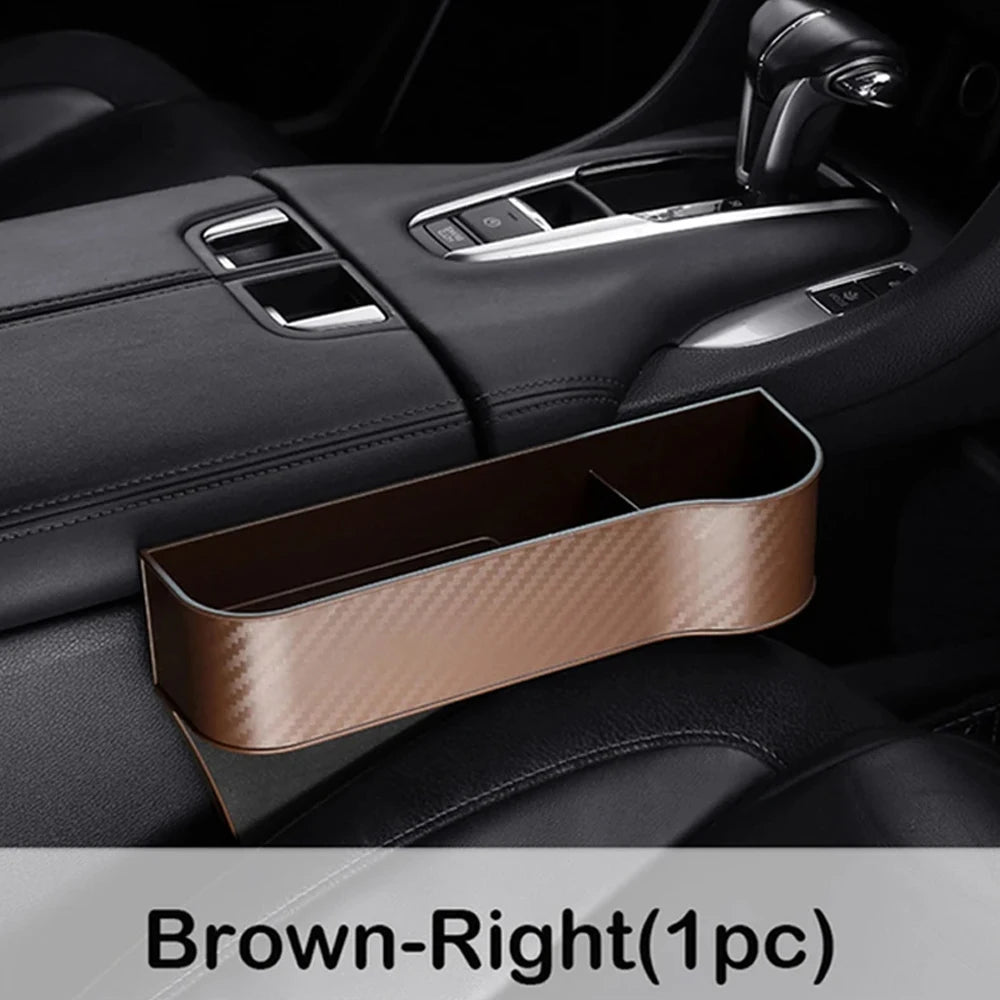 Car Seat Gap Storage Box – Multi-Functional Organizer Pro Brown co-pilot – Car Accessories | MotorWorld Marketplace