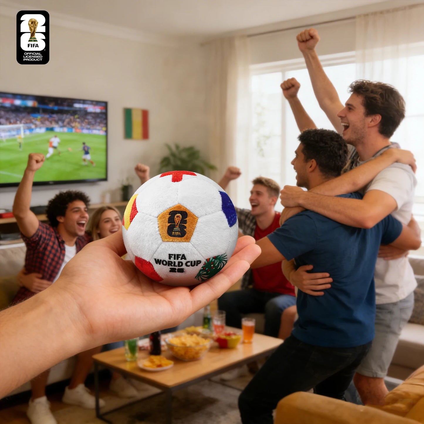 Official Authentic 2026 FIFA World Cup Soccer Ball Plush Keychain, World Cup Soccer Ball Backpack Charm, Rearview Mirror Pendant – Car Accessories | MotorWorld Marketplace