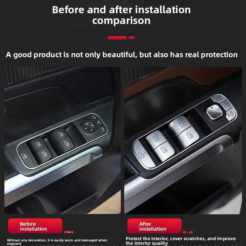 Mercedes GLB GLA A-Class Console AC Armrest Button Trim – Car Accessories | MotorWorld Marketplace