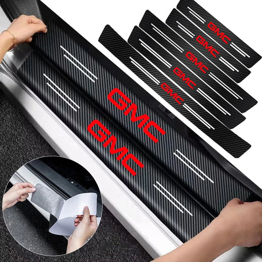 Carbon Fiber Door Sill Protectors for GMC