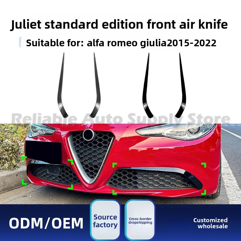 Alfa Giulia 2015-22 Front Air Dam Vinyl Kit – Premium Upgrade – Car Accessories | MotorWorld Marketplace