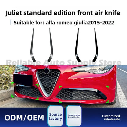 Alfa Giulia 2015-22 Front Air Dam Vinyl Kit – Premium Upgrade – Car Accessories | MotorWorld Marketplace