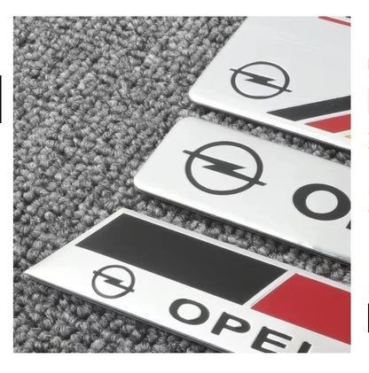 Opel Aluminum Badge Decal – Pro Auto Accessory