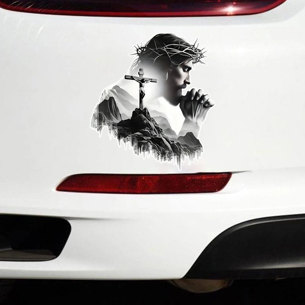 12x13cm Jesus Faith Vinyl Decal – Durable Auto Sticker – Car Accessories | MotorWorld Marketplace