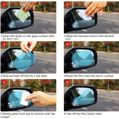 2pcs Anti-Fog Waterproof Rearview Mirror Film for Cars – Car Accessories | MotorWorld Marketplace