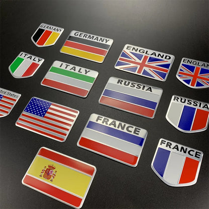 Premium National Flag Stickers, Exalt