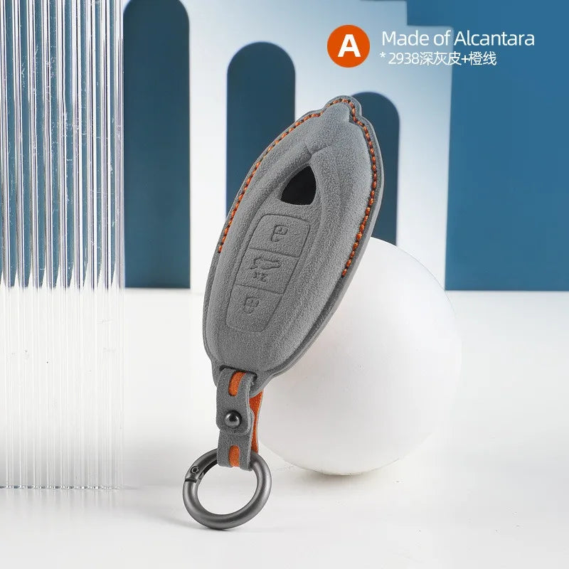 Premium Suede Key Case for Lamborghini Urus & Revuelto